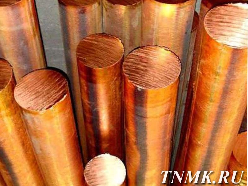 Пруток медный 95 мм М1Т ГОСТ 1535-2006 купить в Караганде